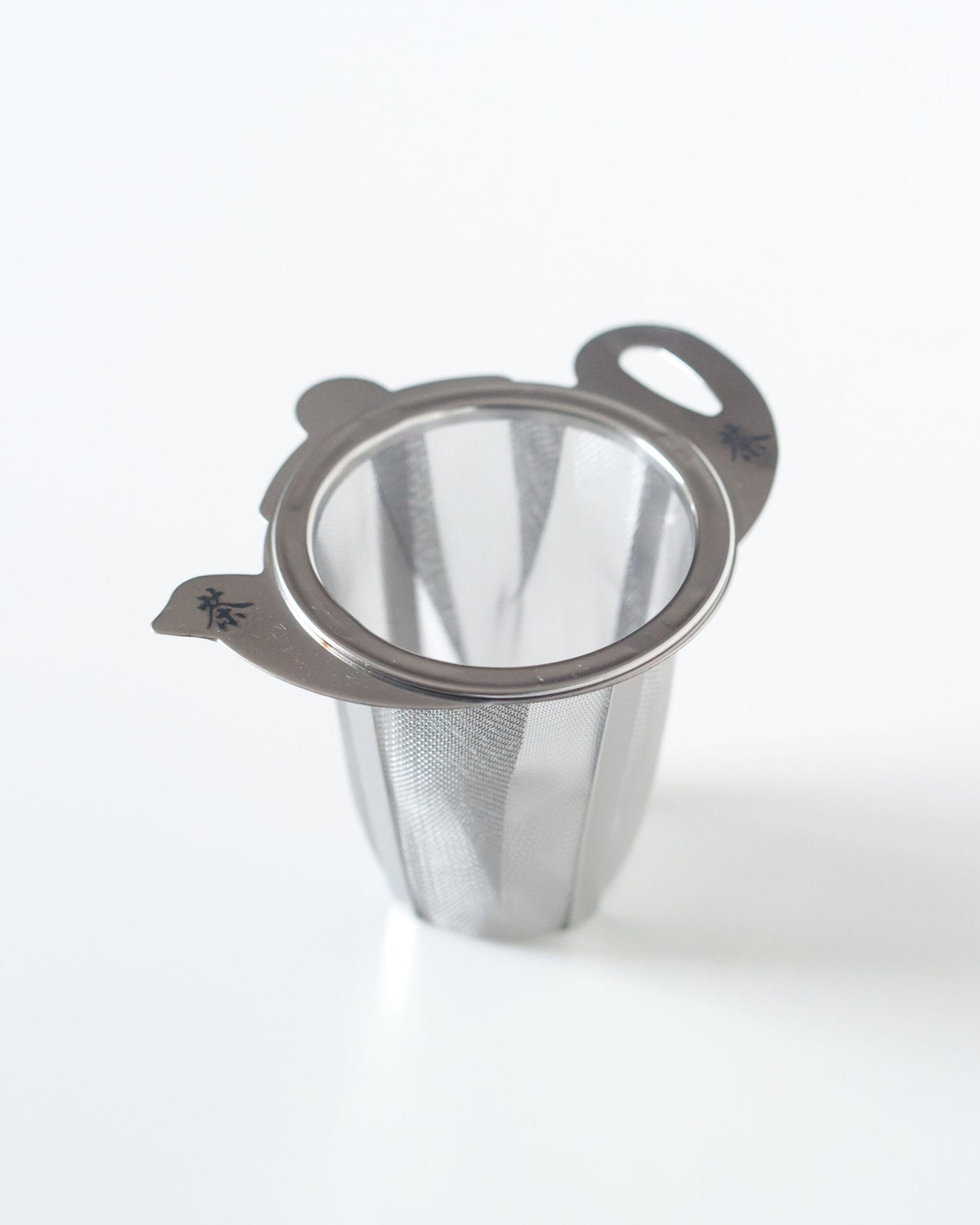 Durable Stainless Teapot Shaped Strainer (Infuser) with Dish