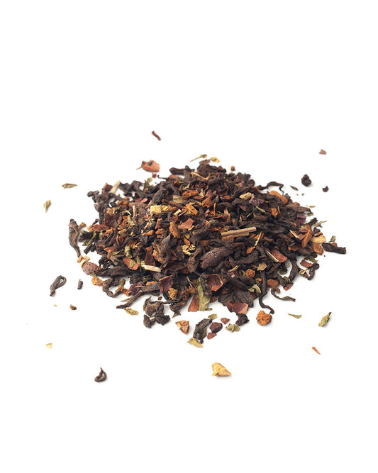 Black Organic: Vanilla Chai Coco-Mint Pu-erh